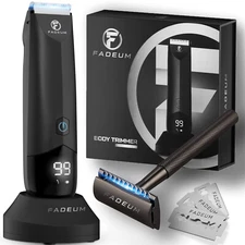 Fadeum Body Trimmer Pro Series Body & Groin Hair Manscaper Waterproof Shaver NEW