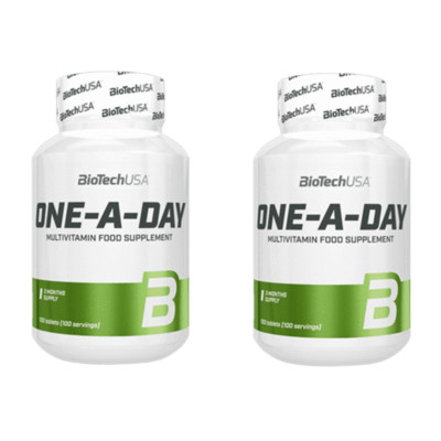BioTech USA - One A Day  - 2x100 Tabletten - Multivitamin und Mineral  6 Monate