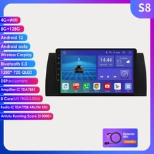 F�r BMW E38 E39 E53 X5 GPS CarPlay DAB Android 12 Auto  Radio Head Unit 8+128GB