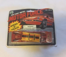 Motor Force Die Cast Metal Speed D Track Brand New Sealed 1980s Hard To Find