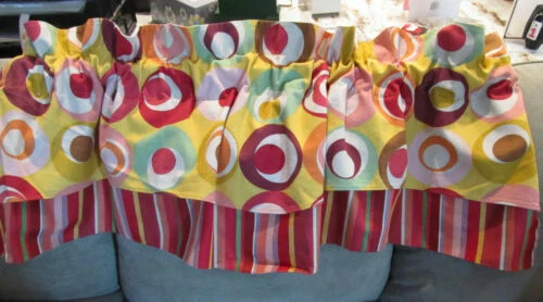 Ventana a rayas de mezcla de algodón Handmade Cortinas