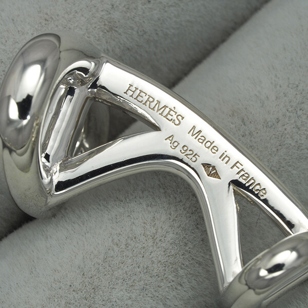 Auth HERMES Cufflinks Chaine d'ancre 925 Sterling Silver | eBay
