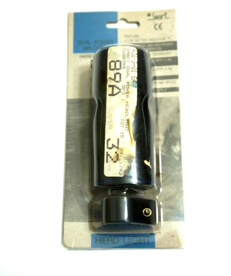 New SMART Dual Power Halogen Bicycle Headlight Front Bike Light