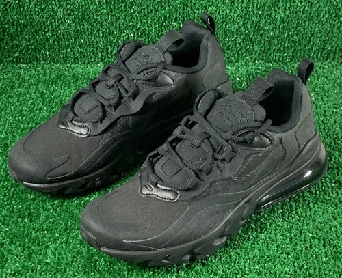 nike air max react triple black