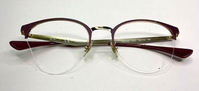 Ray-Ban RB6422 3007 Eyeglasses FRAMES ONLY Half Rim Red 49-19-140 s-l400.jpg main image 2