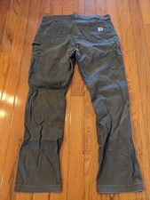 Vintage Carhartt B324-DFE 38 x 34 Relaxed Fit Green Pants