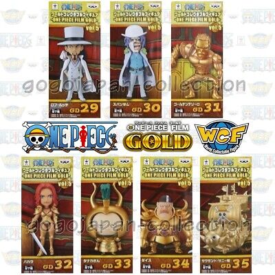 One Piece Wcf World Collectable Figure Film Gold Vol 5 Full Set Ebay
