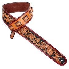 Walker Williams LC-44 Black And Tan Hand Made Super Premium Carved Leather ...