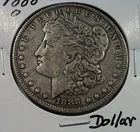 1888 O Morgan Silver Dollar - New Orleans Mint Circulated