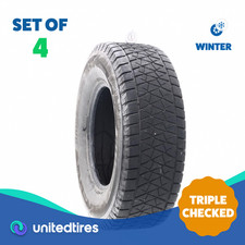 Set Of 4 Used 26570r16 Bridgestone Blizzak Dm-v2 112r - 6.5-8.532 19z59