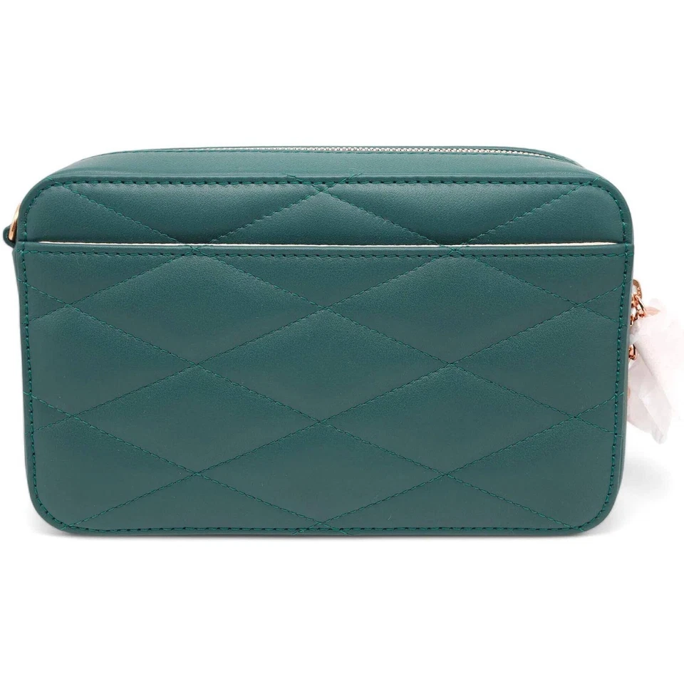 Bolso de cadena para mujer Chopard Happy Hearts cuero acolchado verde mini 95000-1100 Foto 2 de 4