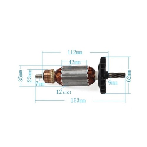 Für DIY Projekte Anker Rotor 7 Zähne Rotor Brandneu unbenutzt Metallmaterial - Bild 7 von 11