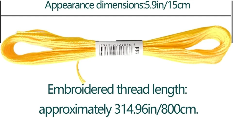 50 SKEINS Embroidery Floss Set Including Cross Stitch Threads - Image 2 of 4
