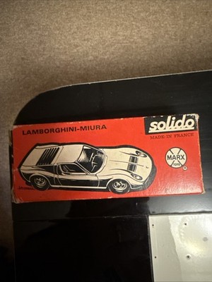 Solido Lamborghini P400 Miura (B9B/JSF6) 1:43 Diecast Car Made France Red