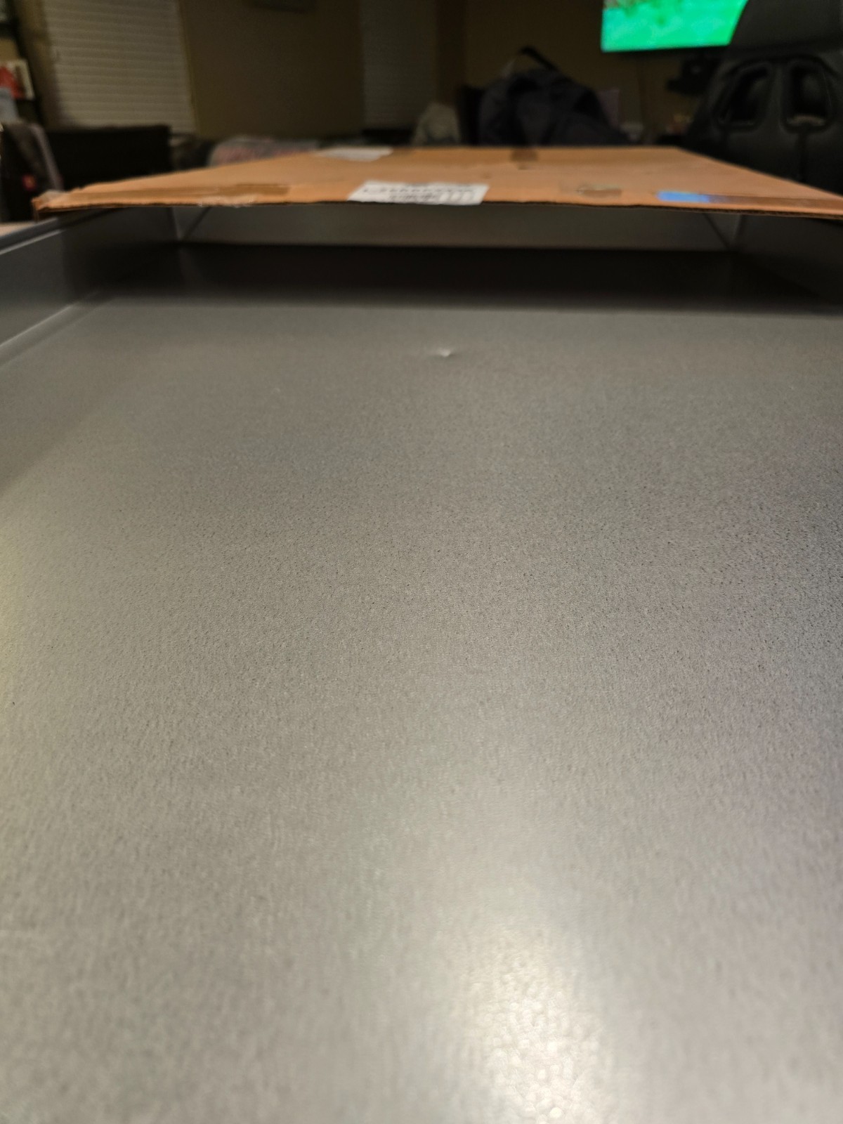 Brand new!! Still in box. Drain Pan with PVC Connector 26 Gauge 24 in. x 36 in.