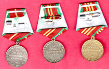RUSSIA Soviet LONG SERVICE SET OF 3 MEDALS for 10. 15. 20 Years Army Navy 11202