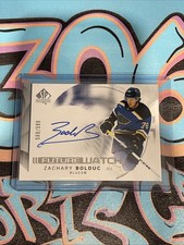 Zachary Bolduc 589/599 Future Watch 2024-25 UD SP Authentic St. Louis Blues (CH)