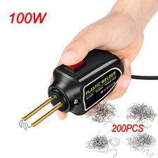 100W Plastic Welder Repair Tool - For Car  Plastic Component Welding 200 Staple