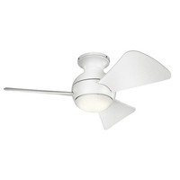 Deckenventilator Mit Beleuchtung Fernbedienung Led Weiß Dimmbar Ø86Cm Wohnzimmer