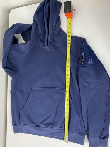 Sudadera con capucha vintage Nike ACG para hombre mediana azul con bolsillos con cremallera peso pesado Y2K - Imagen 6 de 7