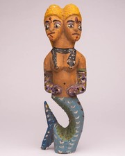 1799 STATUETTE EWE MAMI WATA WATER FIGURINE AUTEL VODOU TOGO GHANA AFRIQUE