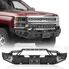 Heavy-duty Steel Front Bumper For 2014-2015 Chevy Silverado 1500 Wwinch Plate Heavy-duty Steel Front Bumper For 2014-2015 Chevy Silverado 1500 Wwinch Plate