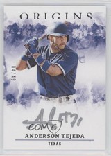 2021 Panini Chronicles Origins Silver Ink 4/49 Anderson Tejeda #OASI-AT Auto 2t9