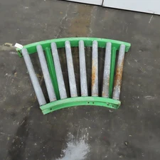 45° Curve Gravity Roller Conveyor Section 22" BF 40-1/2" Long