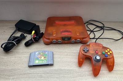Nintendo 64 Heimkonsole Orange + Controller N64 Spiel