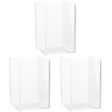 Set of 3 Betta Fish Tank for Office Desk Desktop Aquarium Aquariums