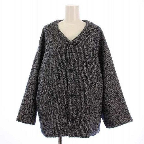 Sousou SOU depporate Kyoshi Yuzen Nep Tweed Nagatana Haori Kakura Used 7ea738176
