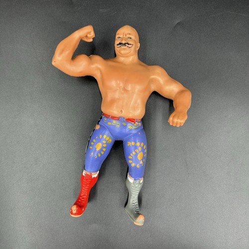 Vintage 1986 LJN WWF Iron Sheik Wrestling Figure 8...