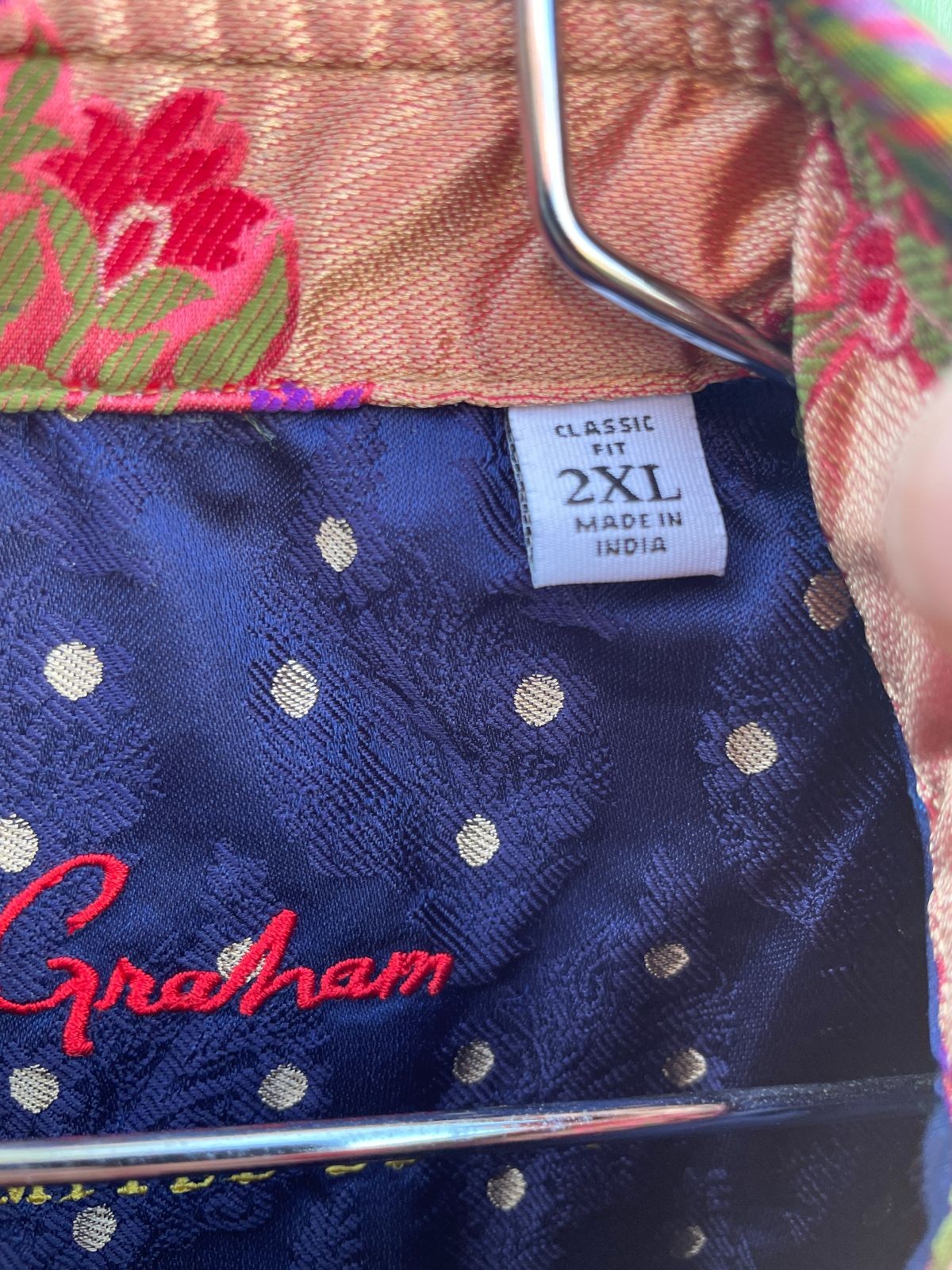 Robert Graham EMBROIDERED PATCHWORK LONG SLEEVE B… - image 5