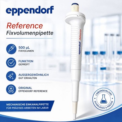 Eppendorf Reference 500 µL Fixvolumenpipette   Einkanal   geprüft   Topzustand