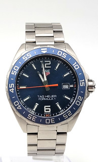 TAG Heuer Formula Quartz Blue Dial Day/Date Window Wrist Watch WORKS Lot. H271