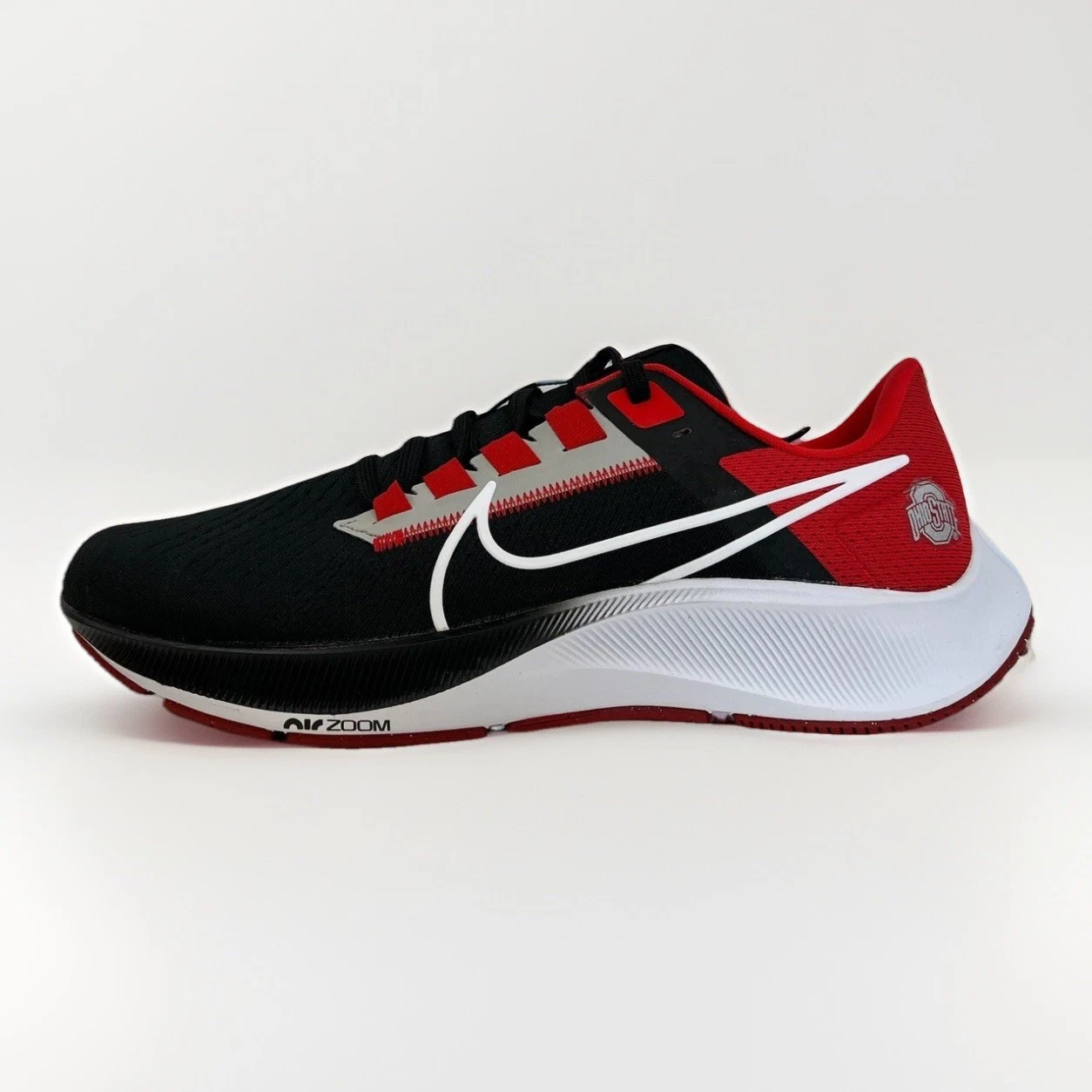 Men’s Nike Air Zoom Pegasus 38 ‘Ohio State’ Red Black Size 13 - DJ0837-001