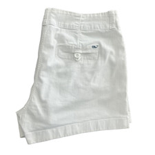 Vineyard vines herringbone white shorts size 12
