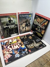 Lot Of 5 Strategy Guides Prima Official Games SIMS Splinter Cell Titanfall 2 Etc