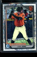 2024 Bowman Chrome Lisbel Diaz Prospects Speckle Refractors #/299