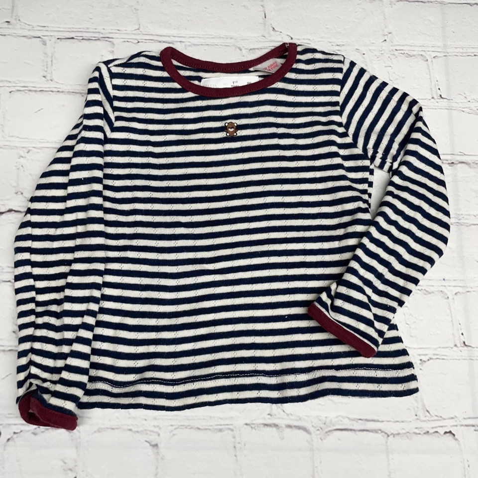 Zara 12-18 month Girls Pointelle Knit Long Sleeve Top + NWT Retro Jeans Bundle - Image 2 of 4