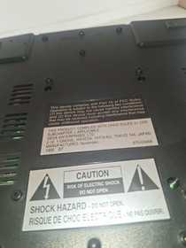 Sega Saturn MK-80000 Video Game Console Bundle with 2 Controllers Black Model 2