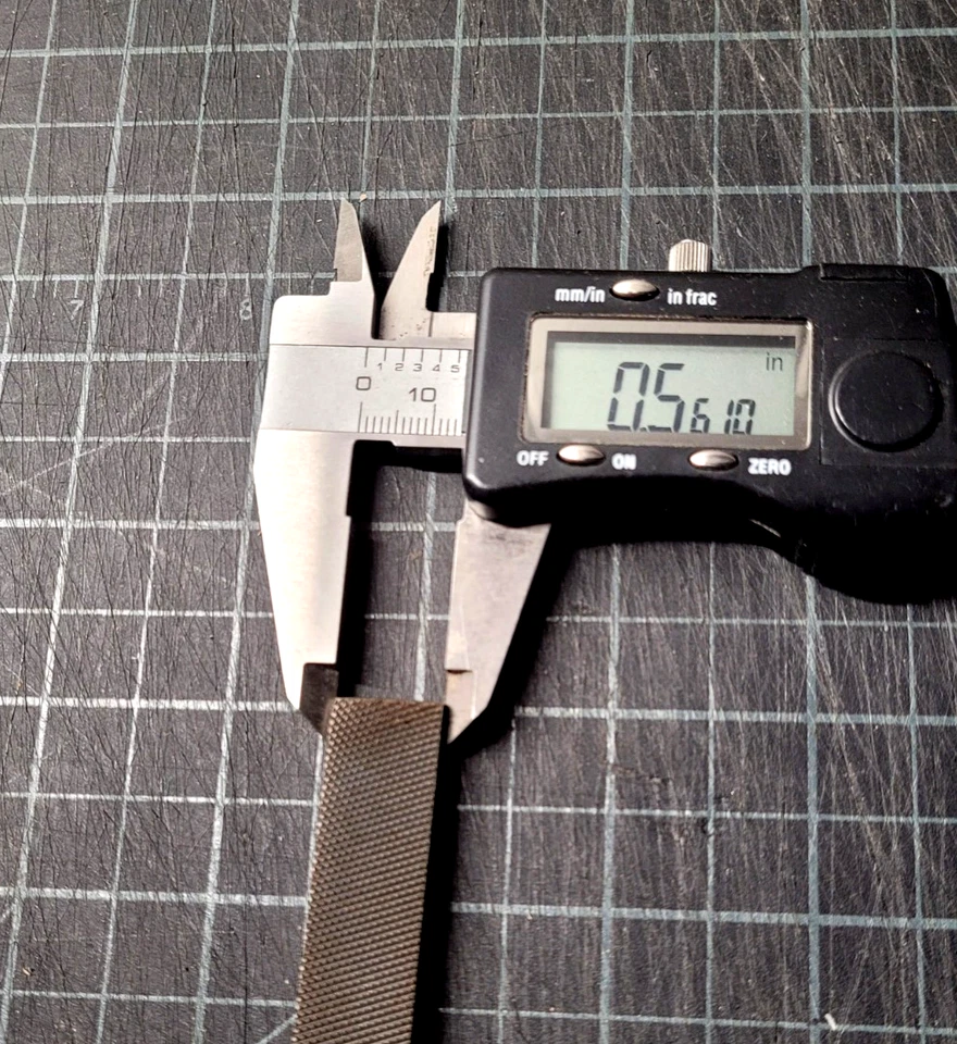 Archivo de mano NICHOLSON 10" Pilar 00 Corte XF Patrón Suizo, De colección Nuevo de Lote Antiguo EE. UU. Foto 3 de 4