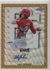 2020 Leaf Perfect Game All-American Classic Gold Wave /2 Luke Heefner Auto tx9