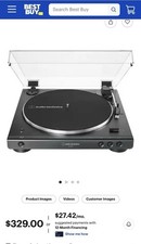 Audio-Technica AT-LP60XBT-USB-BK Giradischi stereo con trasmissione a cinghia