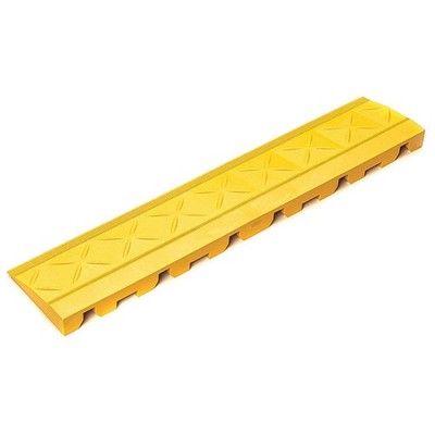ERGO ADVANTAGE SAFE-FLEX A3-Y Mat Ramp,Yellow,4 in. x 18 in.,PK10 33VL86