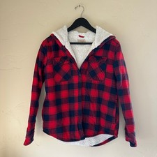Boston Traders Hooded Flannel Jacket
