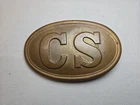 Reproduction Civil War Confederate CS Belt Buckle