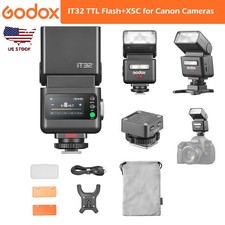 Godox iT32 TTL Camera Flash for Canon  X5C Flash Trigger Magnetic Hot Shoe
