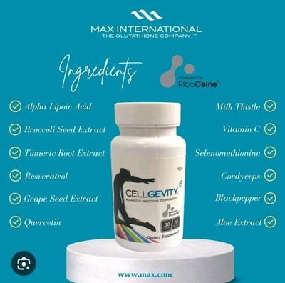 4X ~ CELLGEVITY by MAX INTERNATIONAL - 4X 30 CAPSULES JAR ~ EXP: 05/2027 ... | eBay UK 4X ~ CELLGEVITY by MAX INTERNATIONAL - 4X 30 CAPSULES JAR ~ EXP: 05/2027 ... | eBay UK