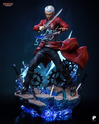 Archer by Tanuki Fan Art 1:12 Statue Resin 3D Printed DIY Model Kit